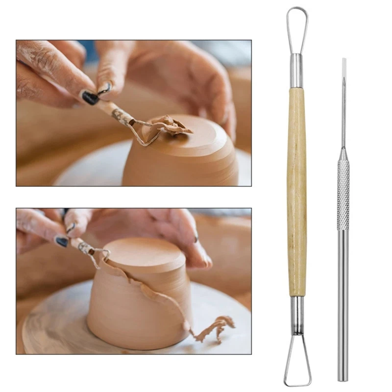 Ceramic Clay Carving Tools Set for Beginners Expert Art Crafts Kid's After School Pottery Classes Club Children Students