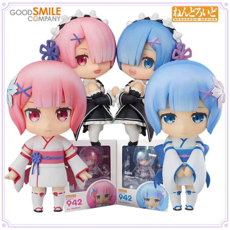 

GSC Original Nendoroid Series Re:ZERO - Starting Life in Another World Ram & Rem Baby Ver. Anime Action Figure Collectible Model