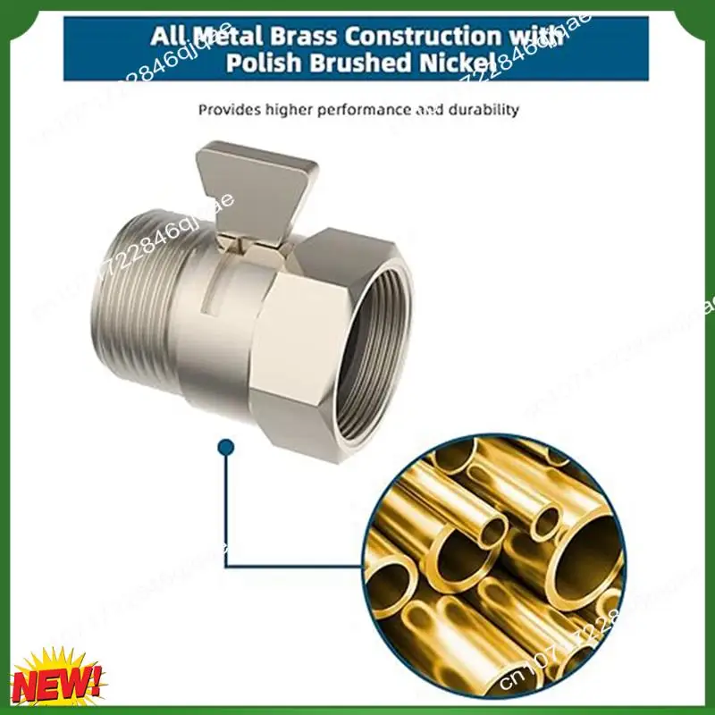 

A48I 3 шт. клапан регулирования потока душевой насадки, прямойходовой клапан, 4 точки G1/2, переключающий клапан, переключающий стопорный клапан для душа, простая установка