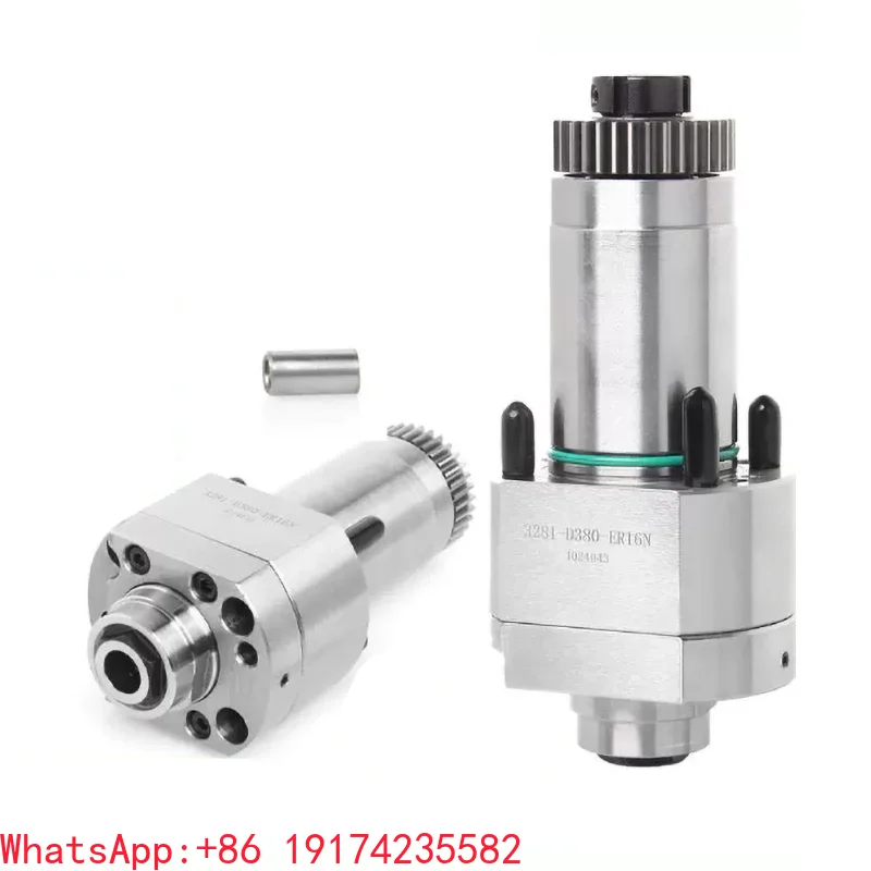 For S Series Swiss Lathe Side Milling Power Head, Front Straight Shank Rotary Tool Holder with OEM Matching Size