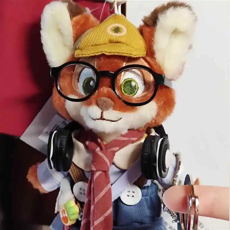 Nieuwe originele Disney Nick Wilde Kleine vos Pluche Pop Hanger kawaii Sleutel gesp Pluche Pop Verzenden kleding hoeden bril banden cadeau