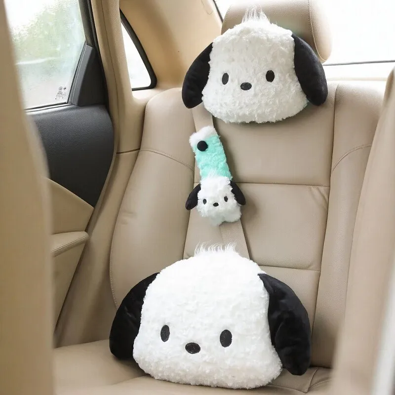

Sanrio Car Headrest Neck Support Soft Universal Adjustable Car Pillow Neck Rest Cushion High Quality Seat Belt Shoulder Pad