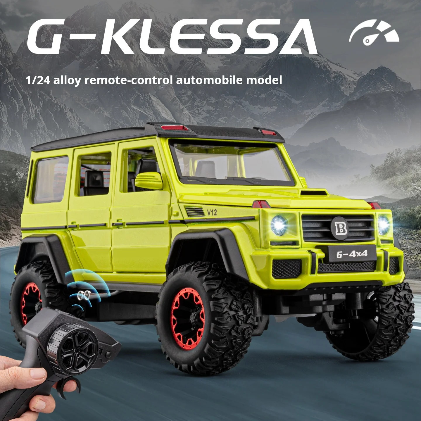 

Official authorized 1:24 Mercedes-benz G500 alloy Multi-directional remote control car Exquisite Toy car boys Gift collectibles