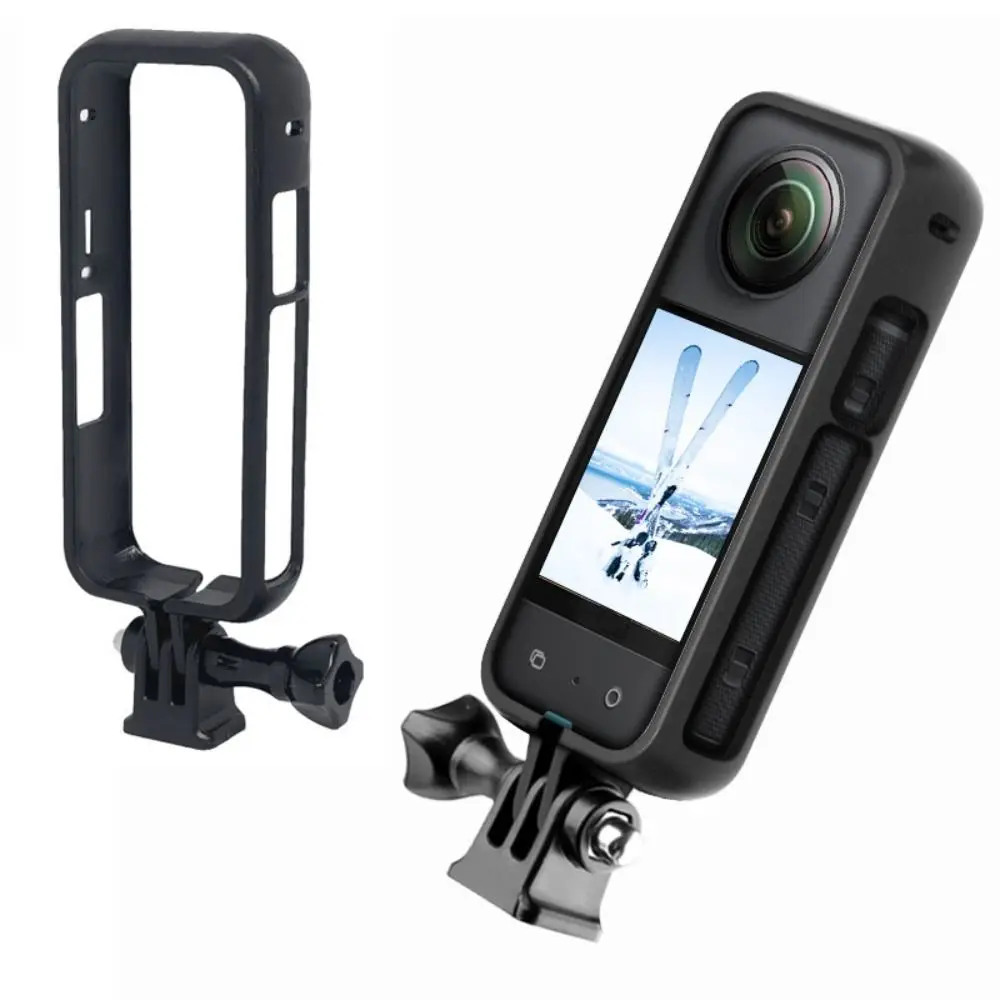PC Material Action Camera Case Open Side Design 1/4 Screw Port Protective Shell Full Button Access Snug Fit for Insta360 X4 X5