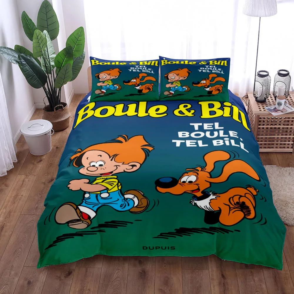 Boule N Bill Children Duvet Cover Set King Queen Double Twin Single Bed Linen Set