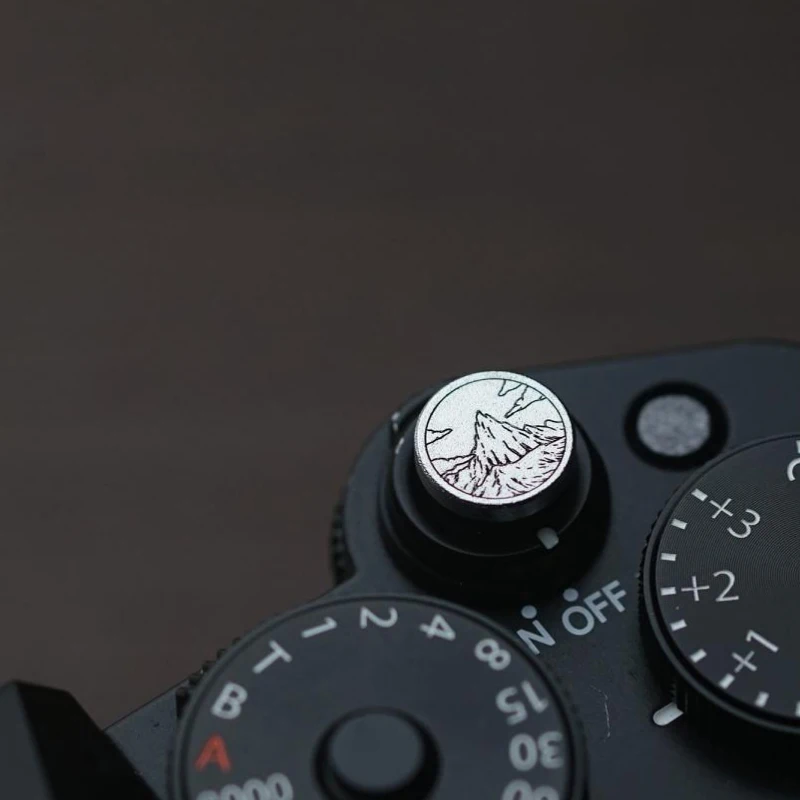 Металлическая мягкая кнопка спуска, украшение для камеры Fuji X100V Lumix Sony A7M4 A6400 6700 A7C2 Nikon Z8 D850 Canon R6 R7 R10