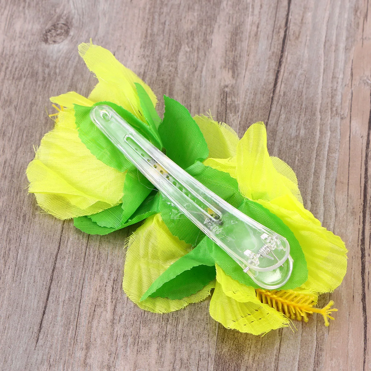 

12pcs Flower Hibiscus Bridal Wedding Headdress Hair Clip for Girls Party Bridal Wedding Hairclip Favor Summer Beach Holiday