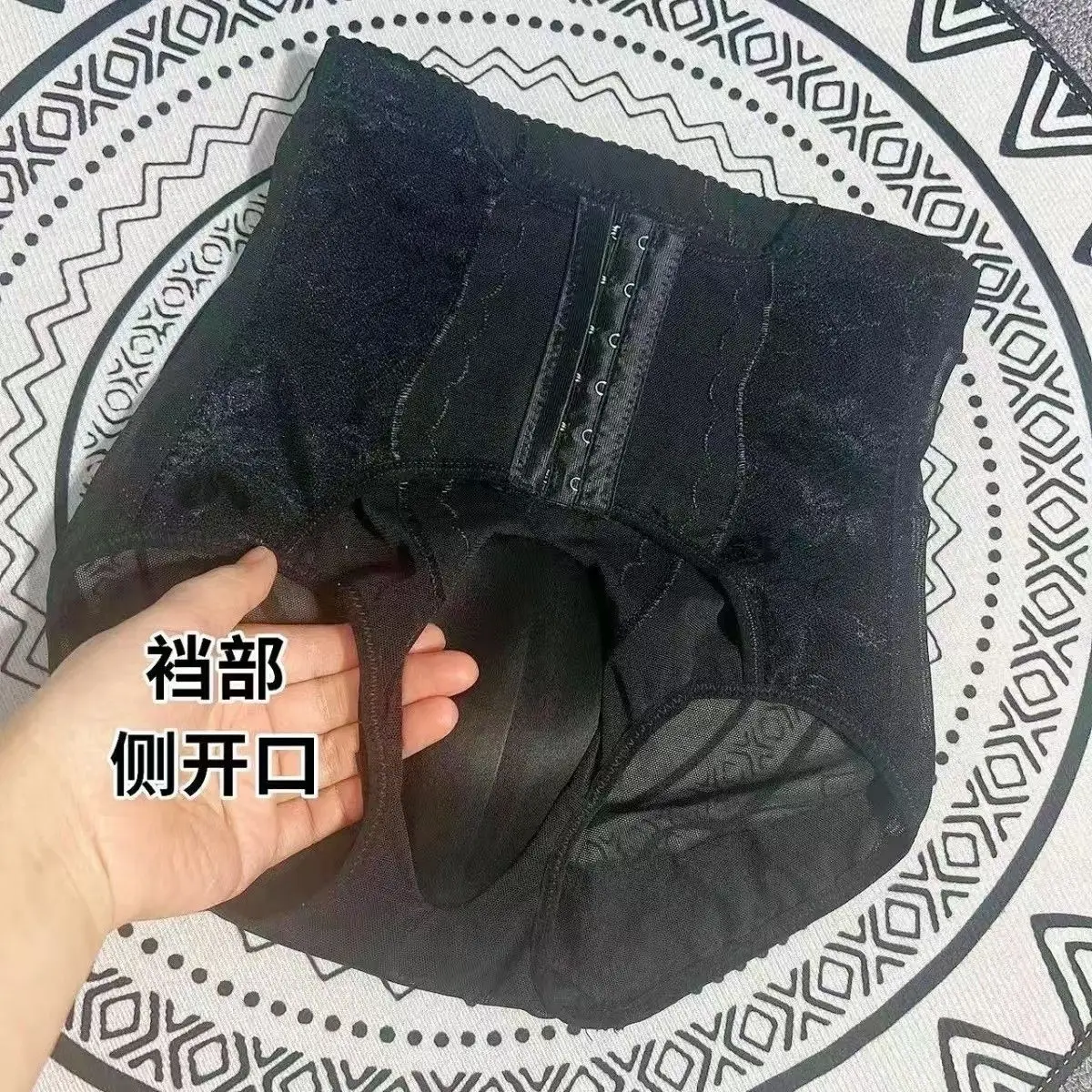 Sissy cintura alta crossdresser shapewear falso vagina calcinha masculina botão-up hip-lifting roupa interior controle de barriga shaper lingerie