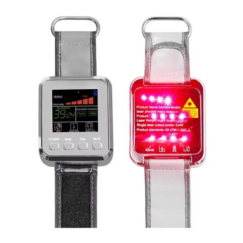 650nm Wrist Watch for Cholesterol Hypertension Diabetes Rhinitis