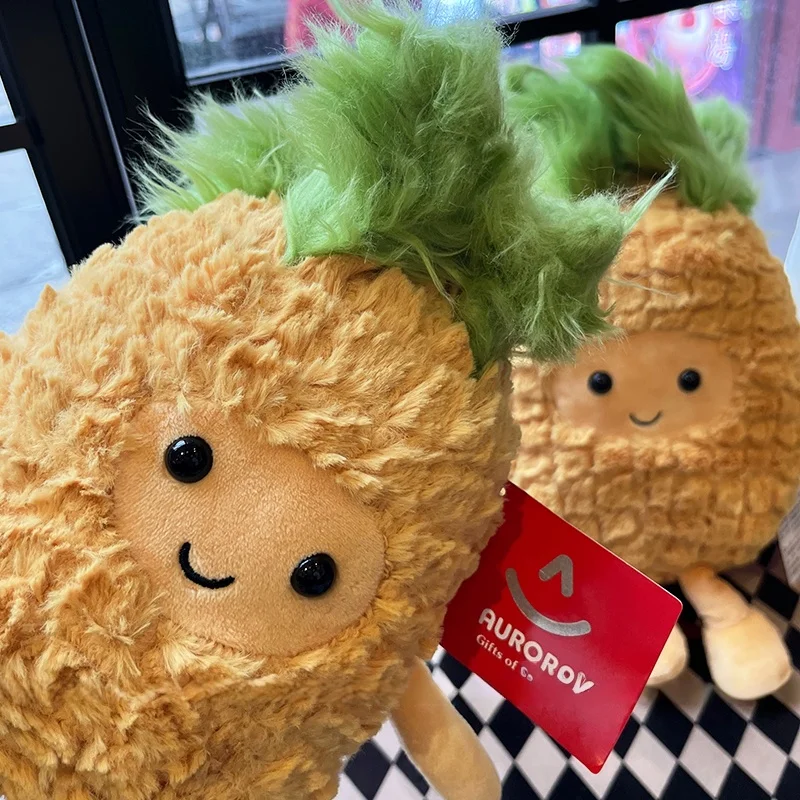 

In Stock Pineapple Cactus Bear Figurine Fruit-Shaped Plush Toys Sleeping Pillow Birthday New Year Christmas Gifts For Children