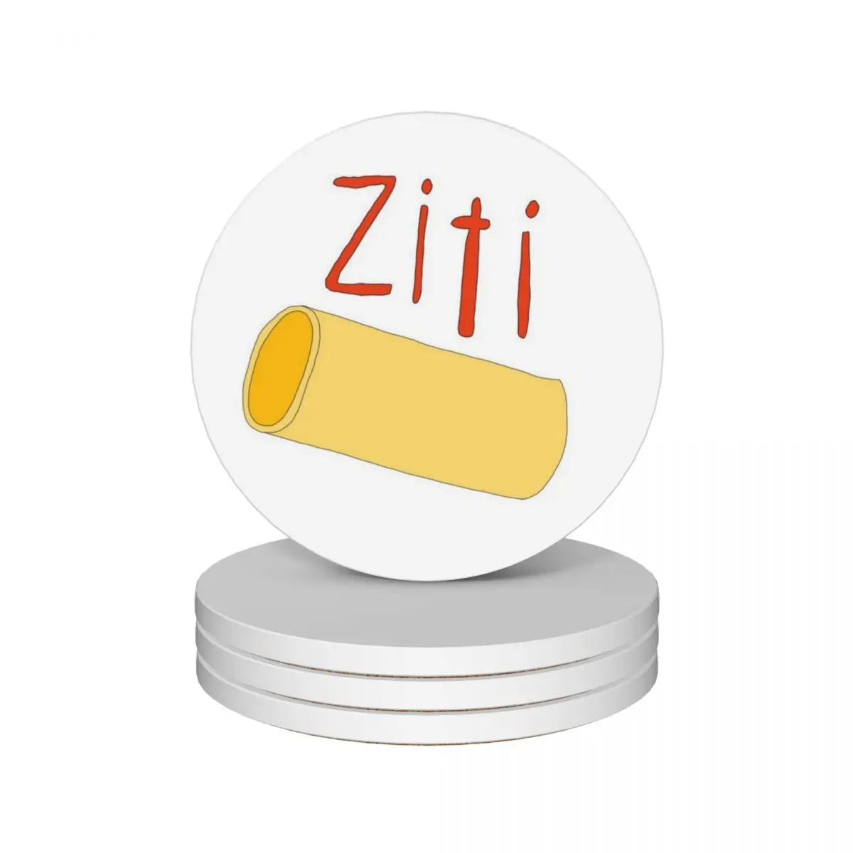 

Ziti Ceramic Coasters (Set of 4) flower personalize coffee household utensils kitchen Coasters