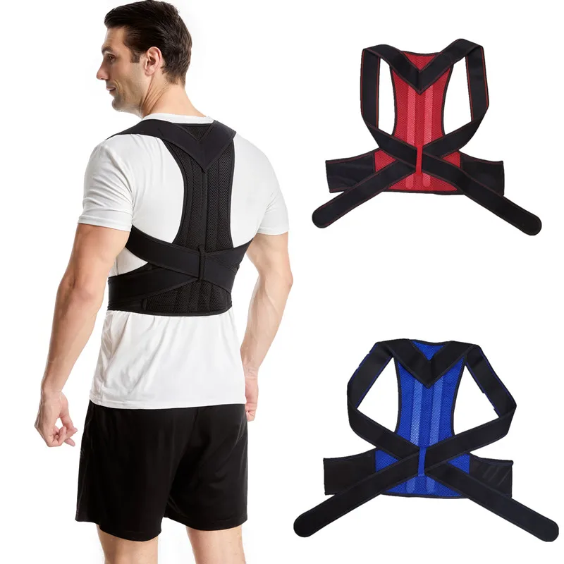 Adjustable Back Shoulder Posture Corrector Belt Clavicle Spine Support Reshape Your Body Home Office Sport Upper Back Neck Brace