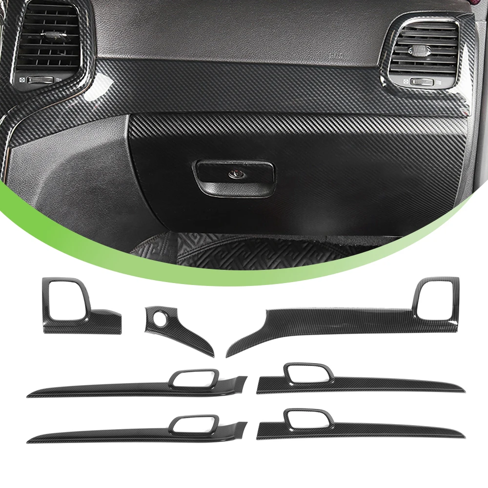 

Car Center Console Panel Interior Handle Decoration Cover Trim Left Right Drive for Jeep Grand Cherokee 2011-2023 Accessories