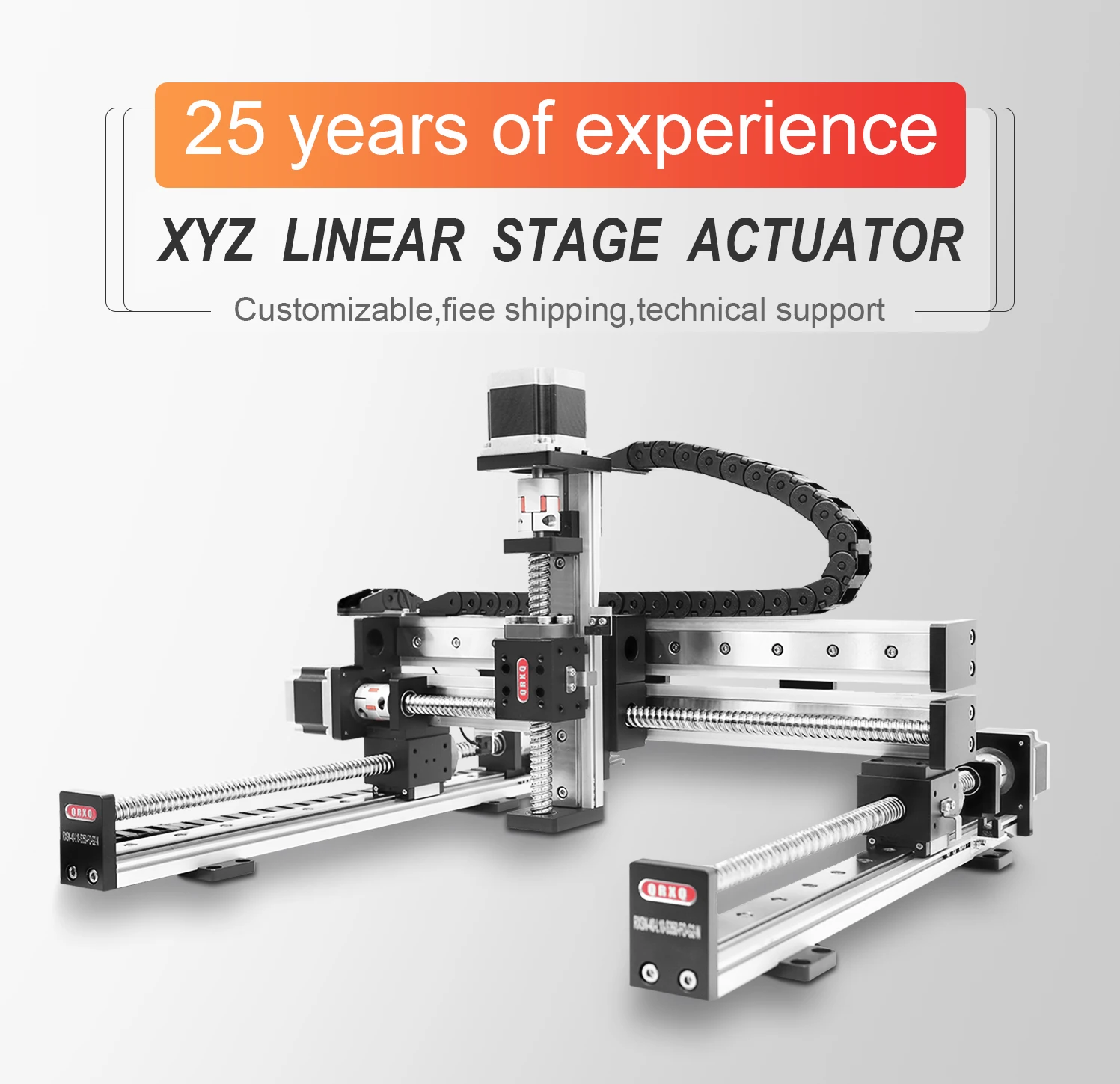 RXS40XYZ-L الدقة الألومنيوم الشخصي الكرة اللولبية دليل خطي 40 مللي متر واسعة CNC الكهربائية الخطي المحرك العملاقة Xyz الخطي وحدة