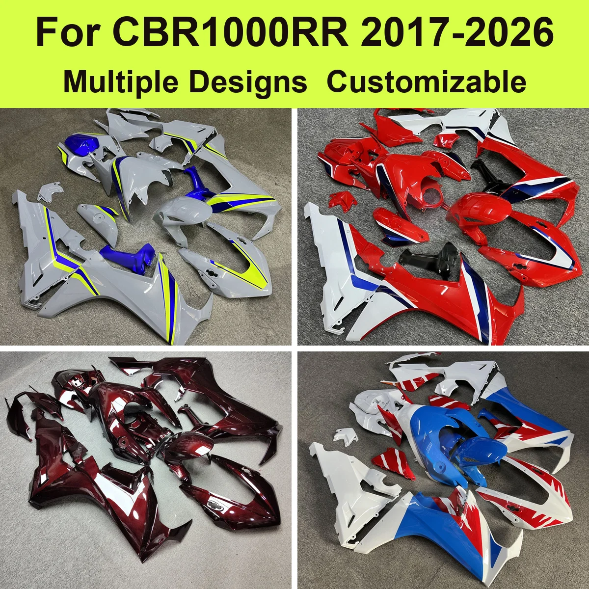 For CBR1000RR-R 2020-2026 SC82 SP Fireblade Aftermarket Fairing Kit Injection Moulded ABS Bodywork Covers Panels