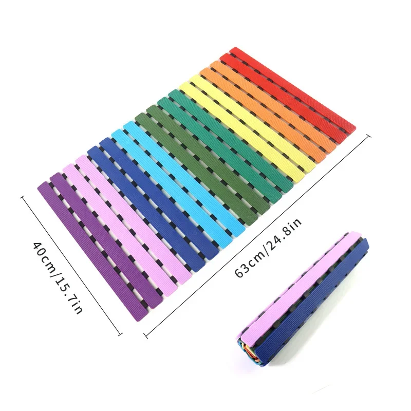 Splicing Anti Slip Pad Bathroom Mat with Sucker Shower Pad Floor Protector Decor  Living Room Bedroom Carpet salle de bain