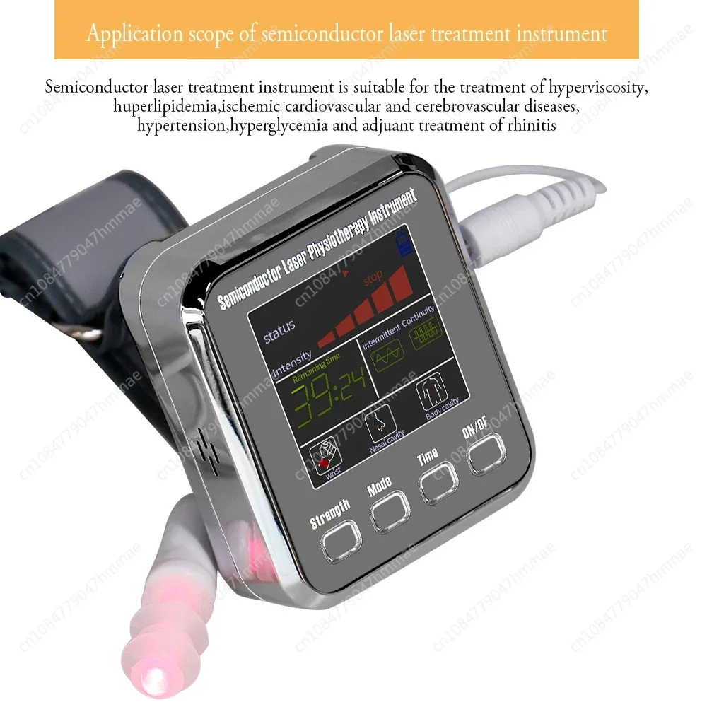 

Low Level Cold Laser Blood Glucose Smart Watch For Diabetes Blood Sugar Physical Therapy