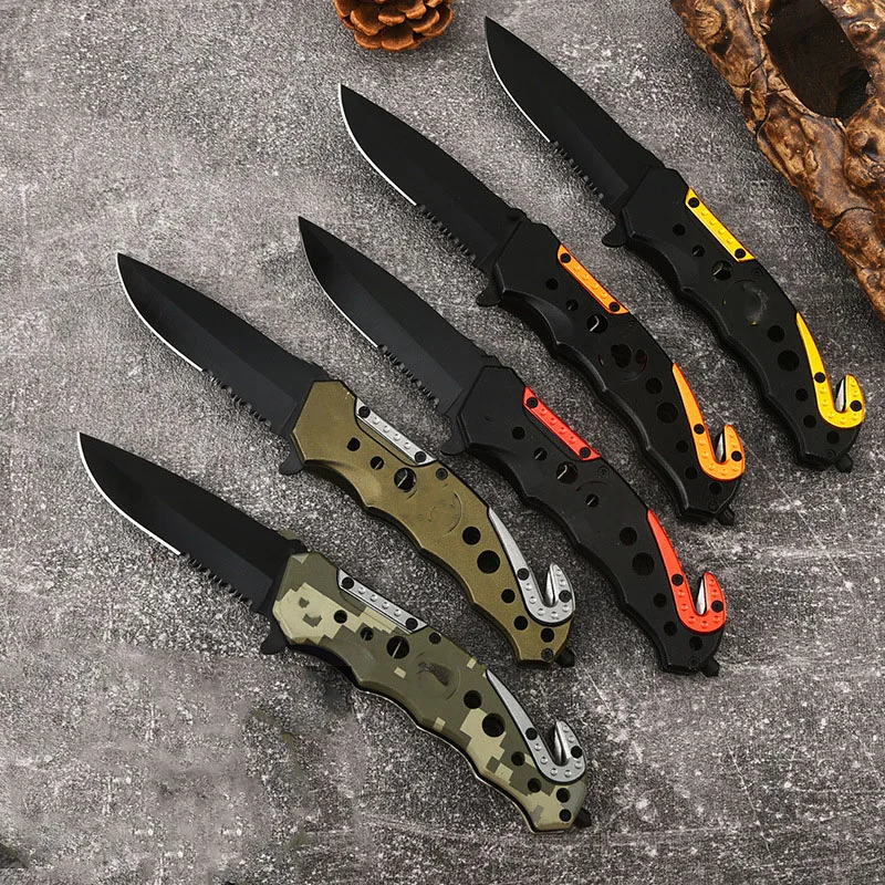

Stainless Steel Folding Knife, Multi-Purpose Survival Knife, Pocket Folding Knife, Outdoor Knife, Foldable