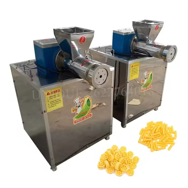 Commercial Italian Macaroni Spaghetti Pasta Making Machine Maker Electric Hollow Pasta Noddle Maker Pasta Extruding Machine