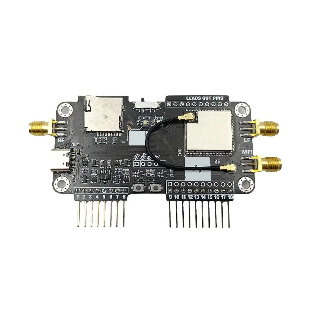 Imagem -06 - Desenvolvimento Board Acessórios para Flipper Zero All-in-one Expansion Board Wi-fi Módulo Multi-função Preto