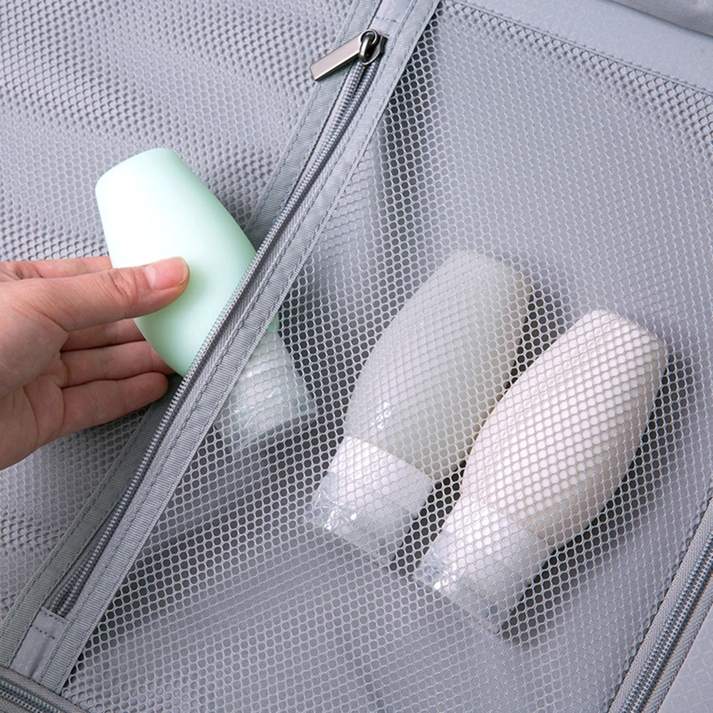 

5pcs Silicone Refillable Travel Bottles Portable Containers for Lotion Shampoo Body Wash Face Cream Durable