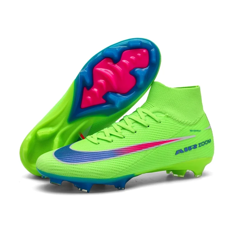 

999Y High Quality Mens Soccer Shoes F50 Training Non-Slip Turf Soccer Cleats Boys TF/FG Football Sneakers Chuteira Campo