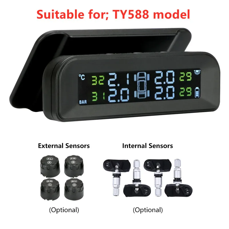 Suitable for TYD9/TYD10/TY588/TY618/TY06 model TPMS external sensor and built-in sensor