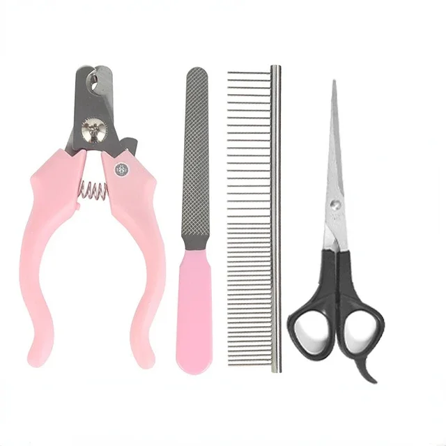Gunting Rambut Anjing Pemangkas Rambut Hewan Peliharaan Set Alat Cukur Listrik Perawatan Anak Anjing Aksesori Kucing Perlengkapan Profesi Isi Ulang Pisau Keramik
