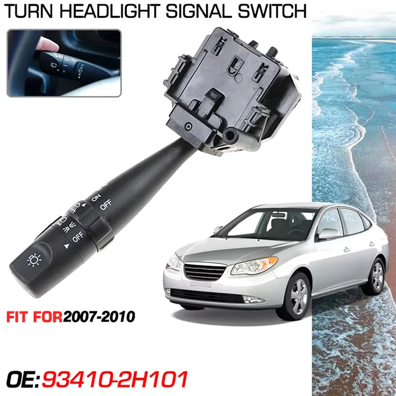 

Highly Recommended 93410-2H101 Headlight Turn Signal Combination Switch For Hyundai Avante Elantra HD MK4 2007-2010 93410-2H100