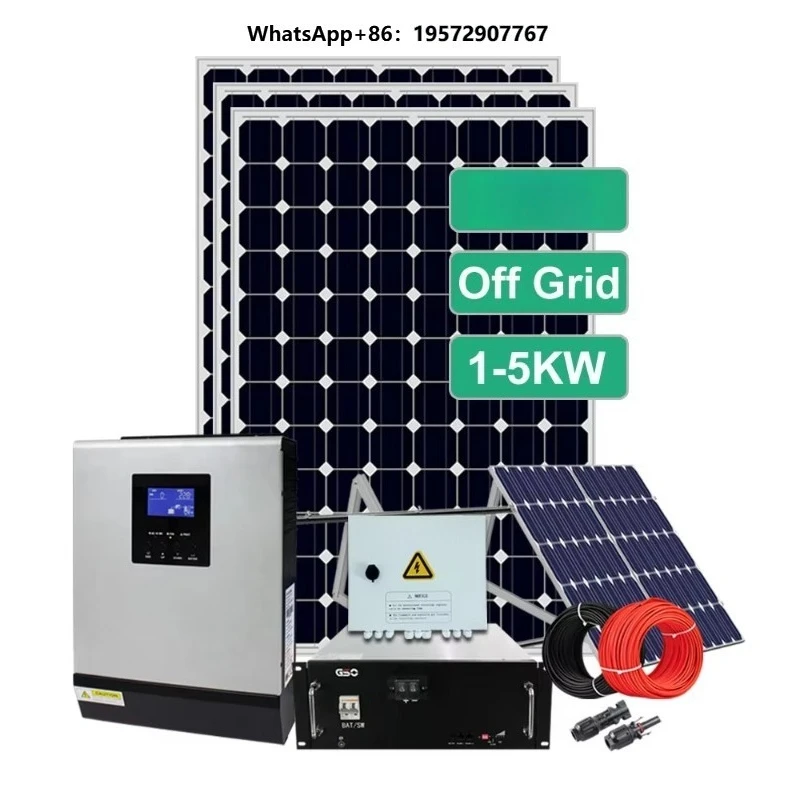 1kw 3kw 5kw 6kw 8kw 10kw 15kw 20kw off Grid Electric Solar Panel System Home Use and 5000w Solar Panel Kit in