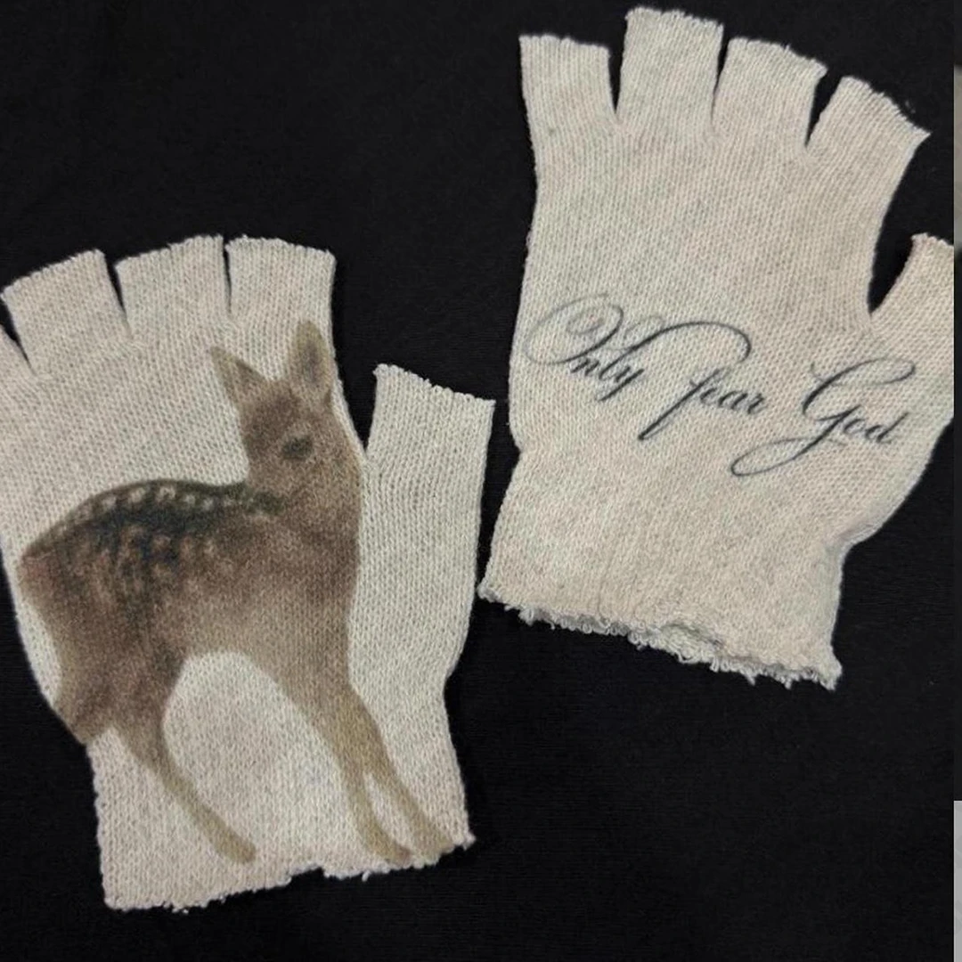 Guantes Punk Y2k de los años 2000, guantes de medio dedo con esqueleto Unisex que brillan en los dedos, manoplas de invierno de punto elásticas Vintage Emo Girls