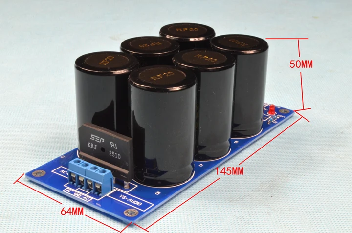 整流器電源ボード完成品