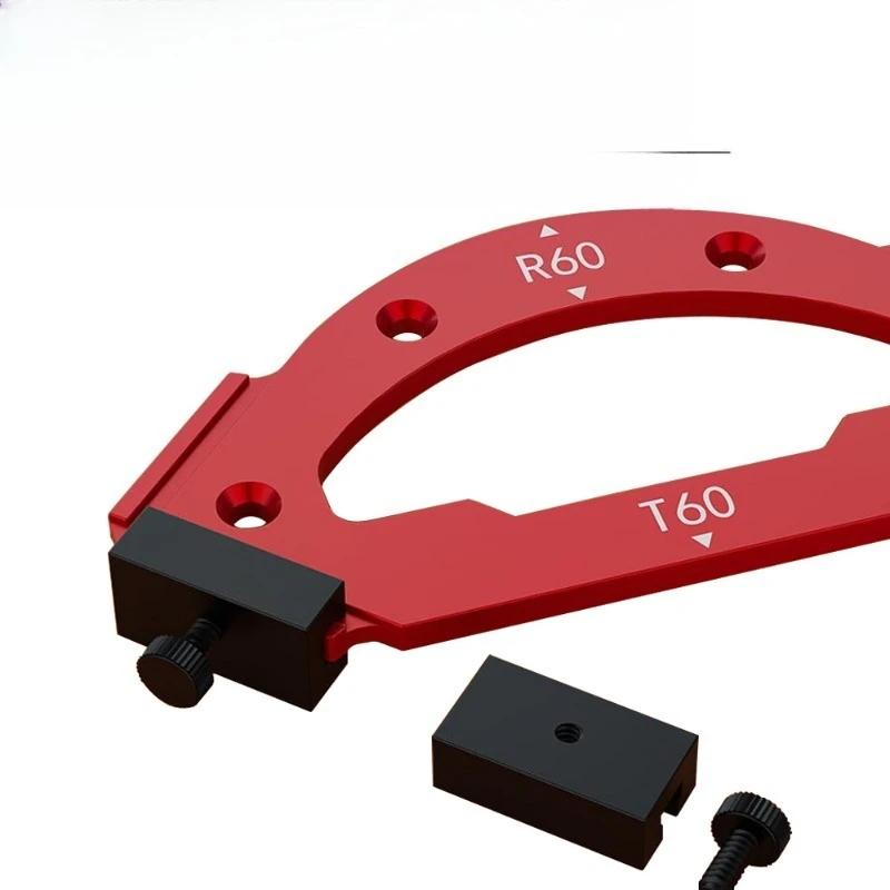 Woodworking Arc Angle Template RT‑Gauge Corner Radius Locator Jig For Trimming Machine Chamfer Positioning Task