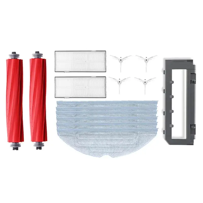 

ABLK 15 шт. для робота-пылесоса Roborock S7 T7S Plus G10 G10S Pro: сменные салфетки для мытья полов, щетки, фильтры, аксессуары