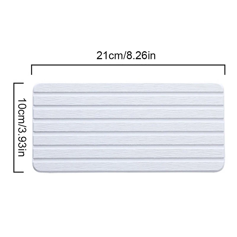 Quick Drying Home Diatomite Mat Water Absorbing Pad Heat Resistant Coaster Diatomaceous Earth Kitchen Sink Faucet Mat Non Slip