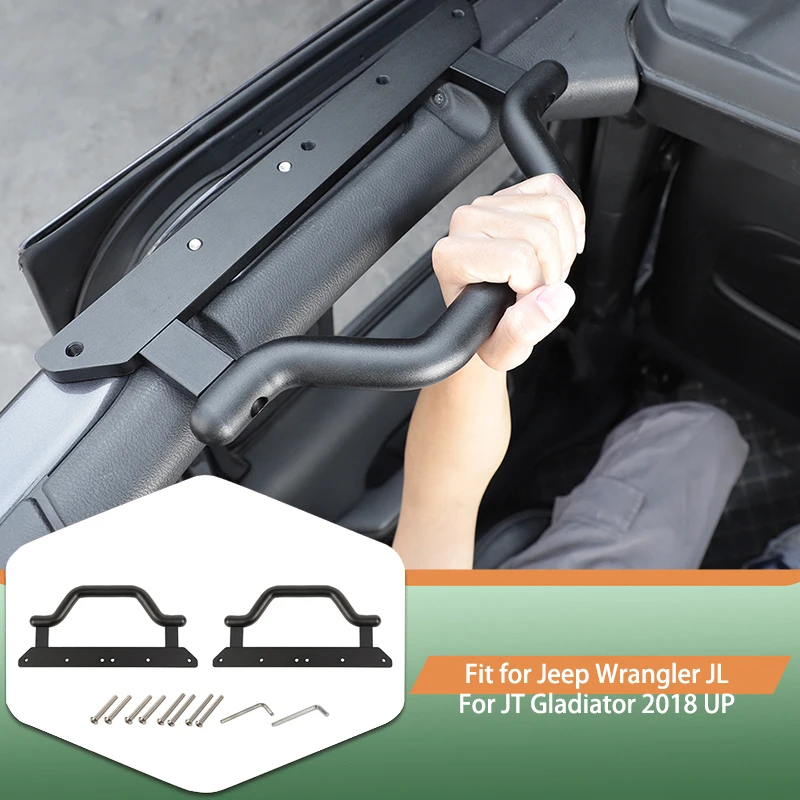 Metal Top Grab Handle Grab Bar for Jeep Wrangler JL for JT Gladiator 2018 Up Car Interior Accessories