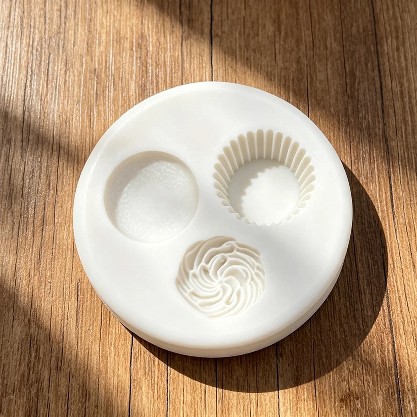 Ice Cream Shape Silicone Mold Sugarcraft Chocolate Cupcake Baking Mold Fondant Cake Decorating Tools