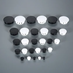 50Pcs Cabinet Drill Hole Plugs Grommet Ornament Protective Cap Furniture Hole Decor Covers Snap Dust Plug Stopper Screw 5mm-22mm