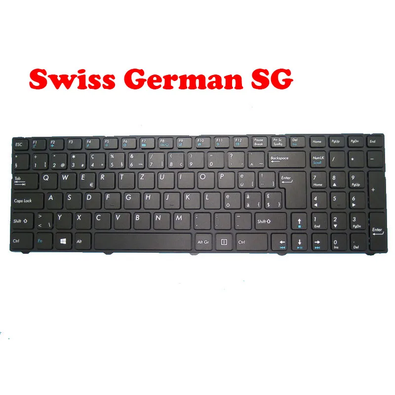 UK/GR Keyboard For MEDION ERAZER P6689 MD60572 MD60573 MD60575 MD60907 MD60911 MD60943 MD60968 MD60969 MD61001 MD61002 MD61019