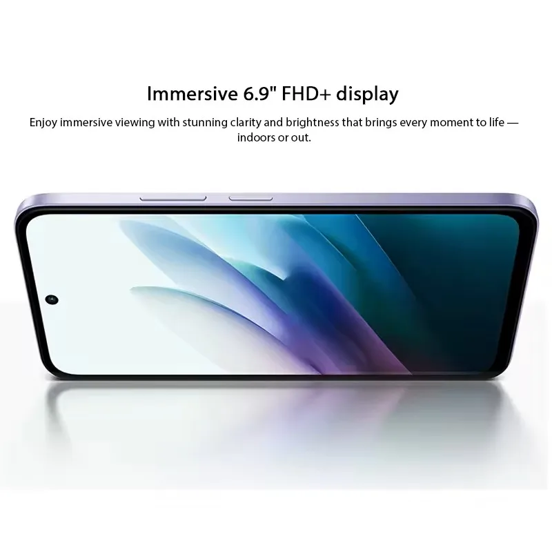 【العلامة التجارية+】Redmi 15 الإصدار العالمي للهاتف الذكي بطارية 6.9 بوصة 50 ميجابكسل 7000 مللي أمبير في الساعة 33 وات شحن سريع IP64 Snapdragon ®   685 منصة متنقلة