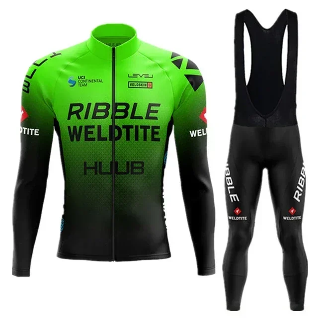 

2022 Long Sleeve Cycling Jersey Set Cycling Clothing Autumn Men Road Bike Shirt Suit Bicycle Tights Mtb Maillot Culotte