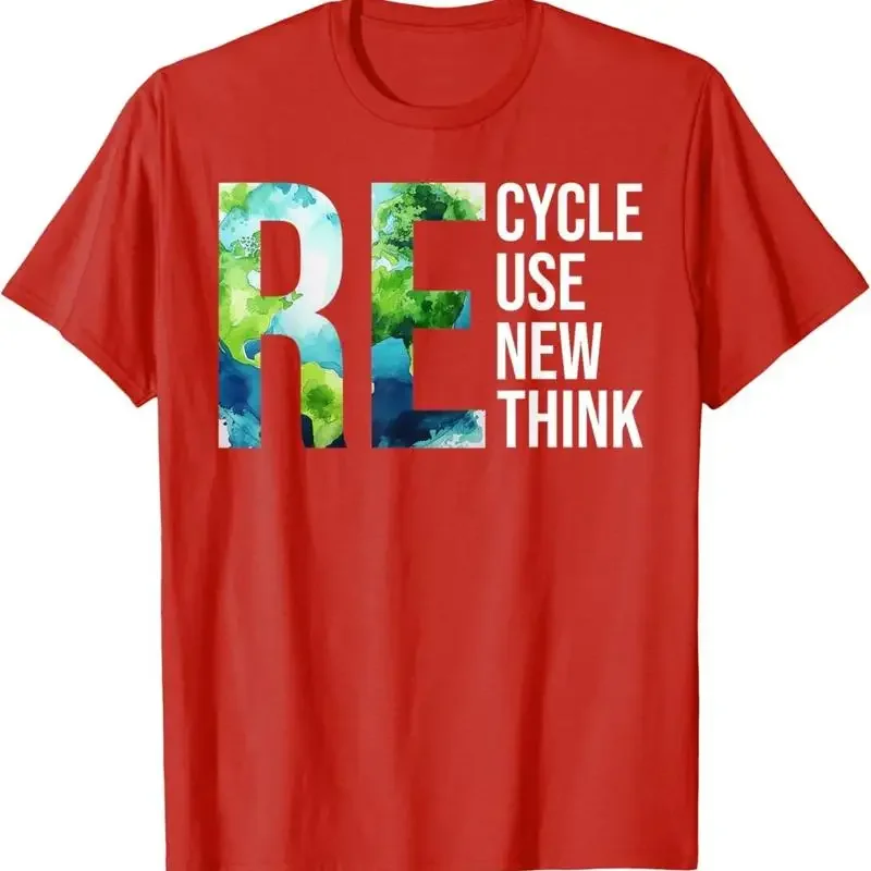 Recycle Reuse Renew Rethink Earth Day Environmental T Shirt