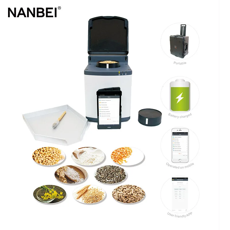 Portable Grain Forages Animal Feed Analysis NIR Spectrophotometer