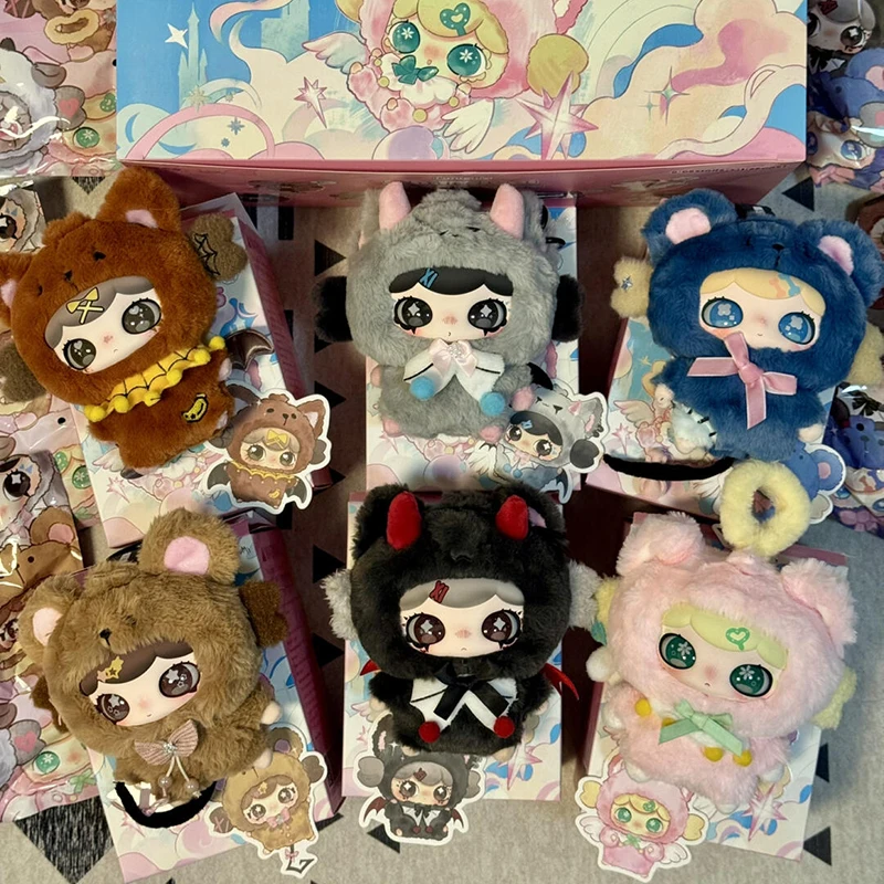

LULUMI Cute Heart Fantasia Record Series Plush Blind Box Toys Cute Doll Bag Pendant Mystery Box Girl Birthday Surprise Gift