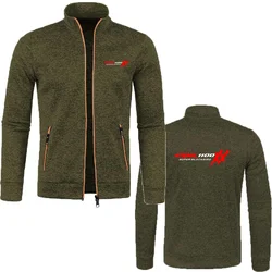 Sudaderas para hombre, chaquetas con cremallera, chándal de lana CBR 1100 SUPER BLACKBIRD XX T-S, motocicletas CBR 1100XX, Jersey de punto para coche