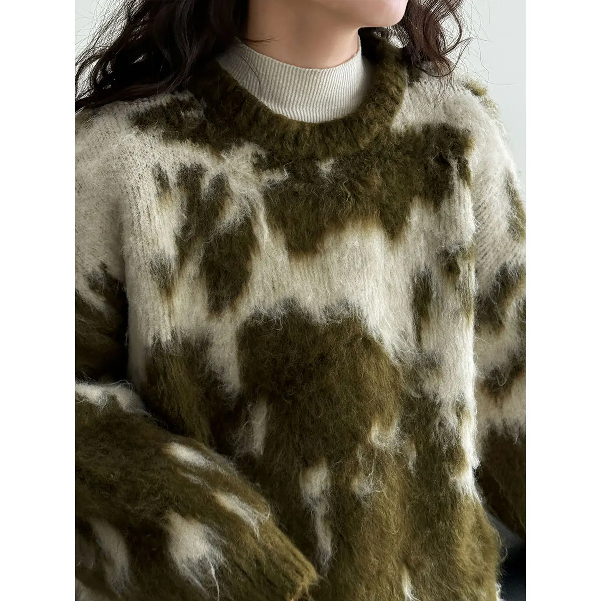 

Loose Soft Thickened Round Neck Sweater For Women Winter