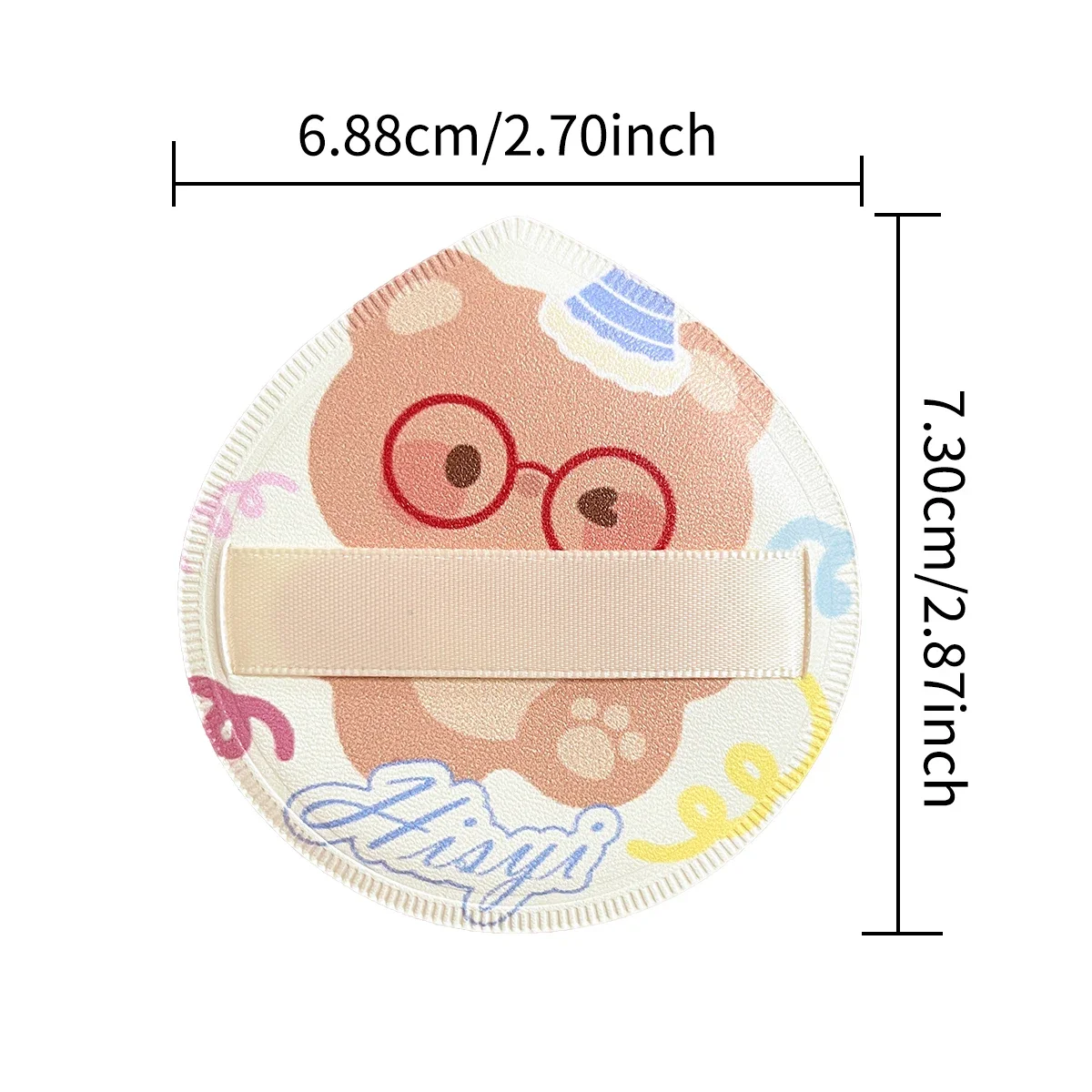 منتفخة مكياج كورية مزدوجة الاستخدام - إسفنجة ناعمة بلون الحلوى، للاستخدام الرطب/الجاف، تدوم طويلاً، مقاومة للزيت، معتمدة، للجنسين، أداة للوجه #6