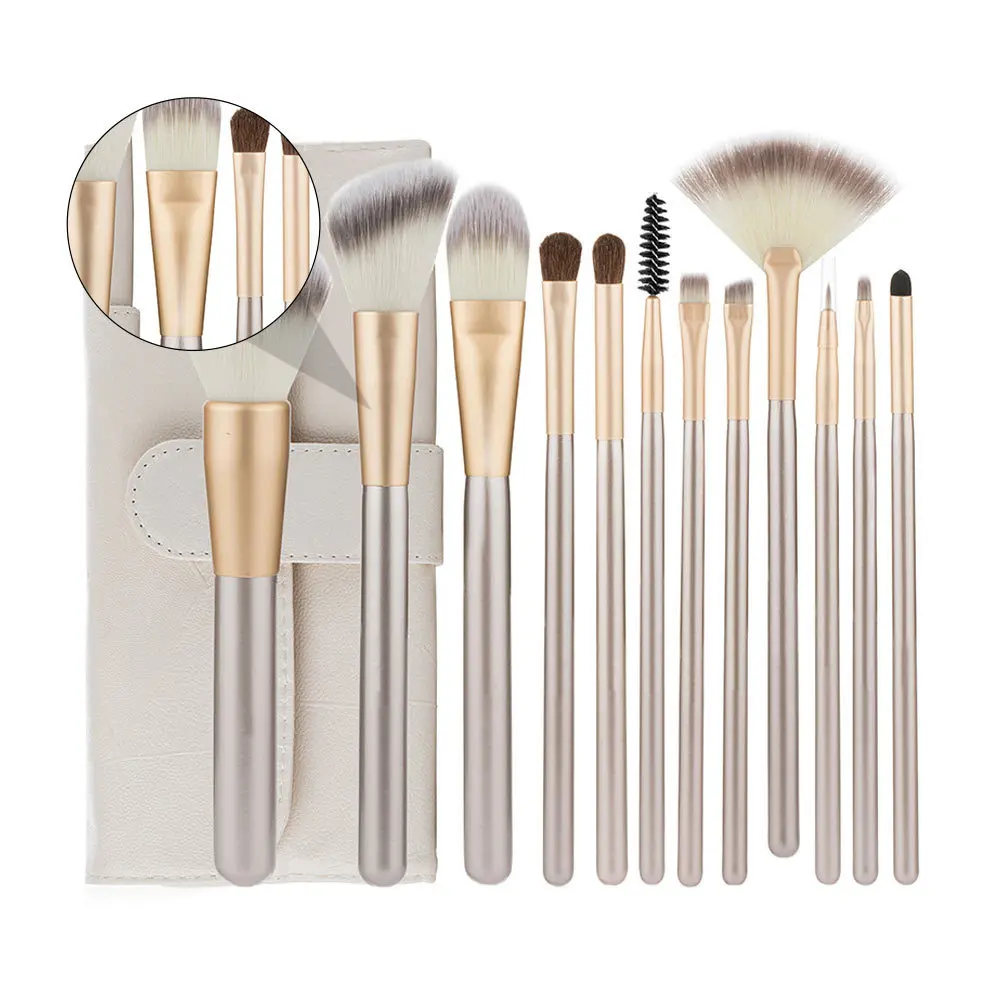 1 conjunto de pincéis de maquiagem conjunto rímel sobrancelha pente escova kit durável fibras de náilon ferramentas de maquiagem profissional para sobrancelhas precisas