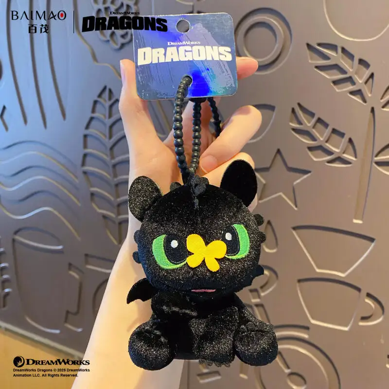 How To Train Your Dragon Toothless Night Fury Keychain Figure Bag Charm Decor Gift Boys Backpack Pendant view 6