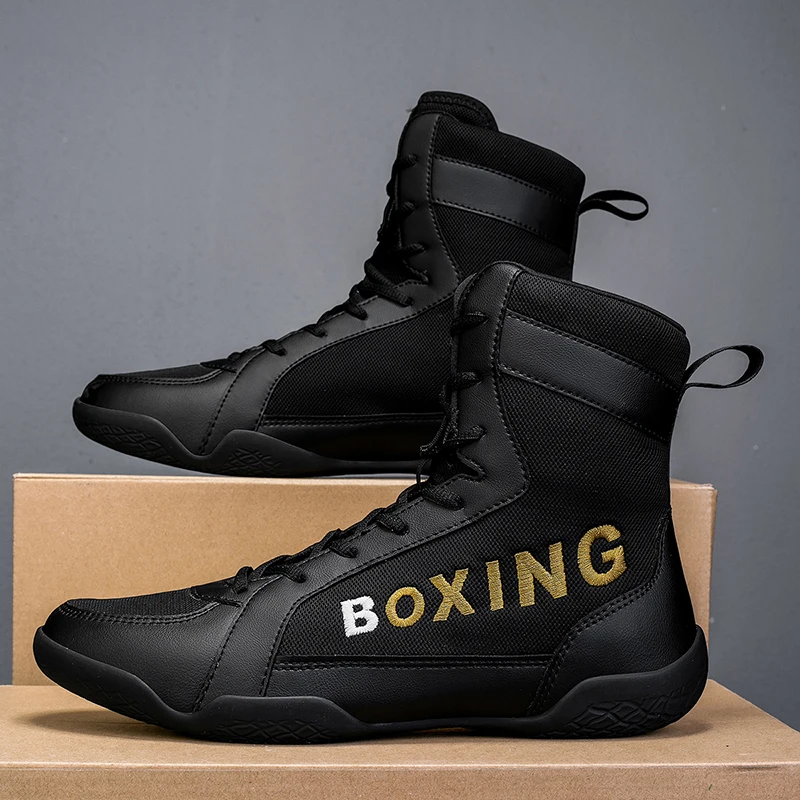 Men New Wrestling Shoes Comfortable Fitness Outdoor Combat Athletic Male Professional Struggle Judo Brand Non-Slip Boxing Shoes